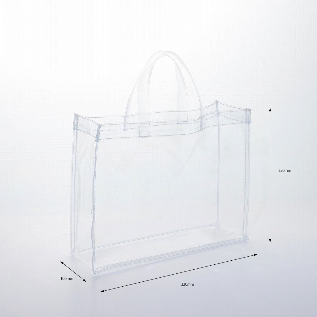 Transparent vinyl bag, transparent bag, skeleton bag, see-through bag, mirror bag, professional transparent bag