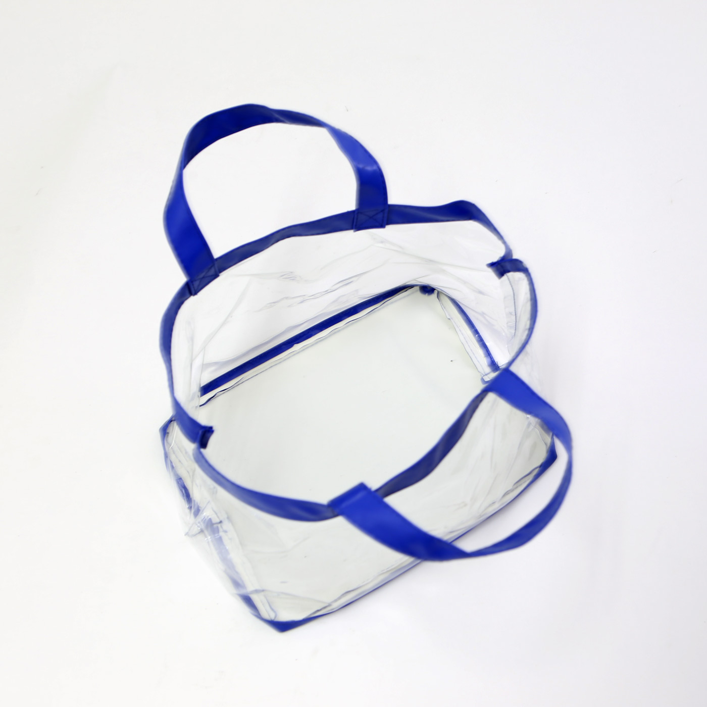 Transparent Vinyl Bag LB-30 Blue