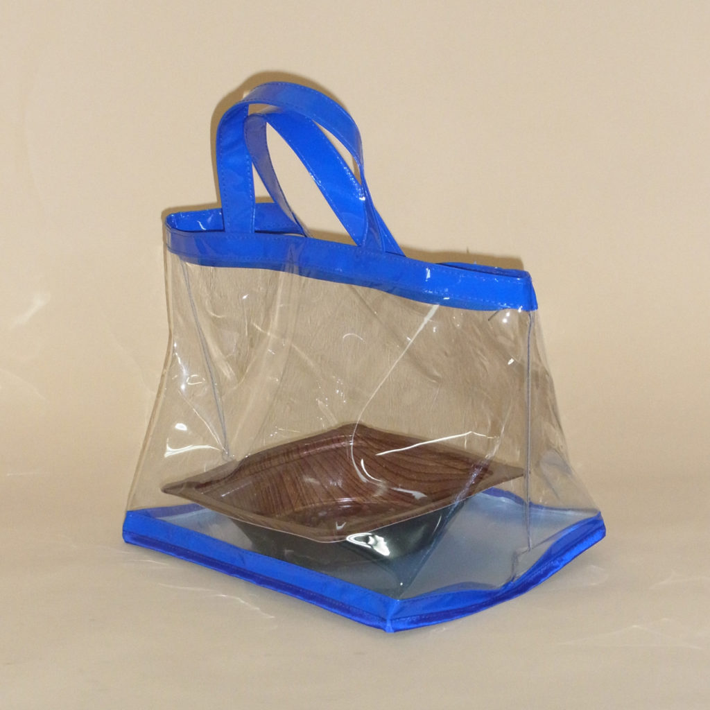 Transparent Vinyl Bag LB-30 Blue