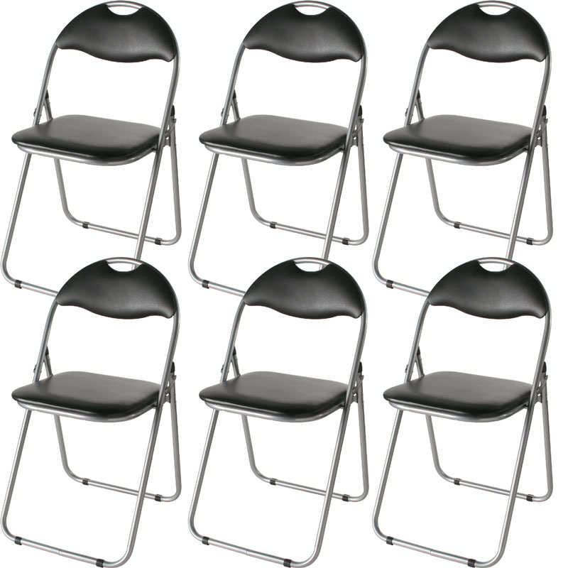 パイプ椅子 会議用椅子 ミーティングチェア IK-0102 軽量 折りたたみ 